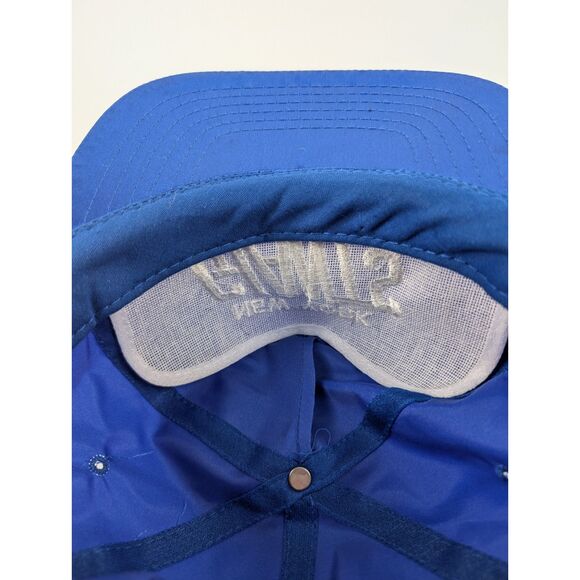 Vintage New York Giants Hat Cap AmaPro Rope Snap Back Blue Nylon Spell out NFL - Picture 7 of 7